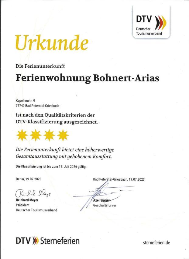 Ferienwohnung Bohnert-Arias Bad Peterstal-Griesbach Esterno foto